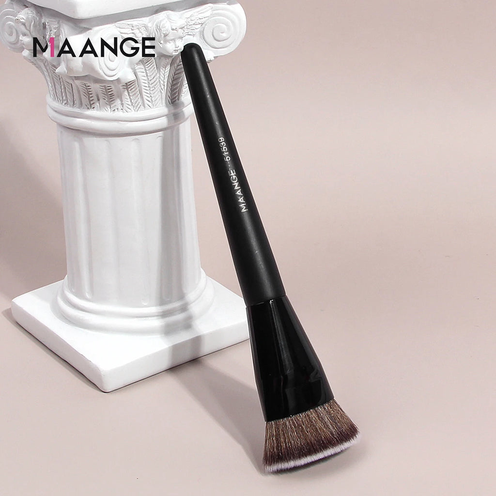 MAANGE Single Flat Round Tube Flat Head Foundation Brush