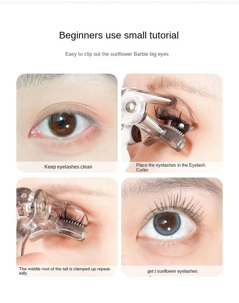Eyelash Curler with Comb | Wide & Partial Clip | Waterproof Long-Lasting Curl