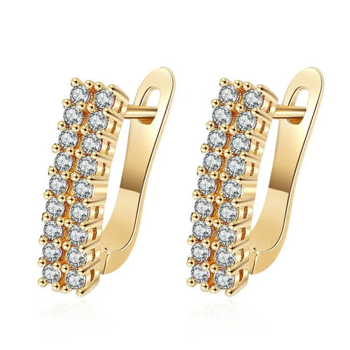 925 Sterling Silver Zircon Stud Earrings for Women | Heart & Crystal Shapes | NGGC Certified | Free Shipping
