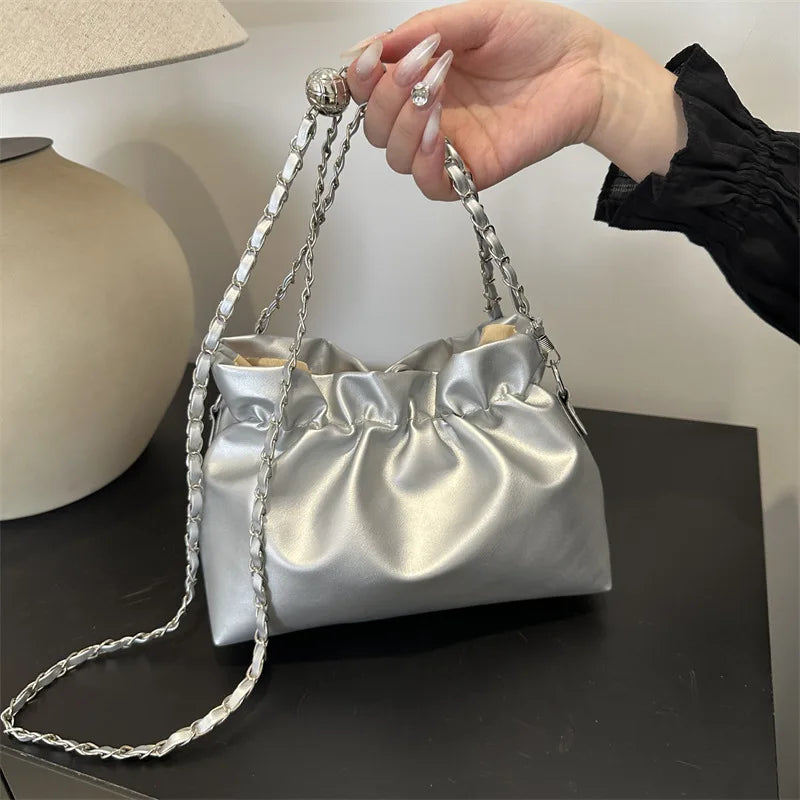 Chic Chain Bucket Bag – Women's Crossbody & Shoulder Bag