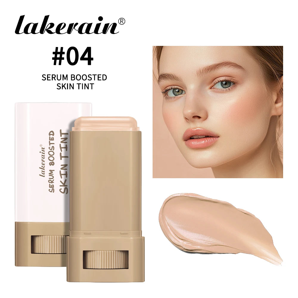 Skin Tint Stick Waterproof Nourishing Solid Tinted Serum Foundation Skin Tint Balm Face Tinted Face Contour Stick Makeup Nanasbeautyholic