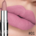 8 Colors Matte Bullet Lipstick Waterproof Long-Lasting Velvet Lipstick Easy To Wear Nude batom Nutritious Makeup Nanasbeautyholic