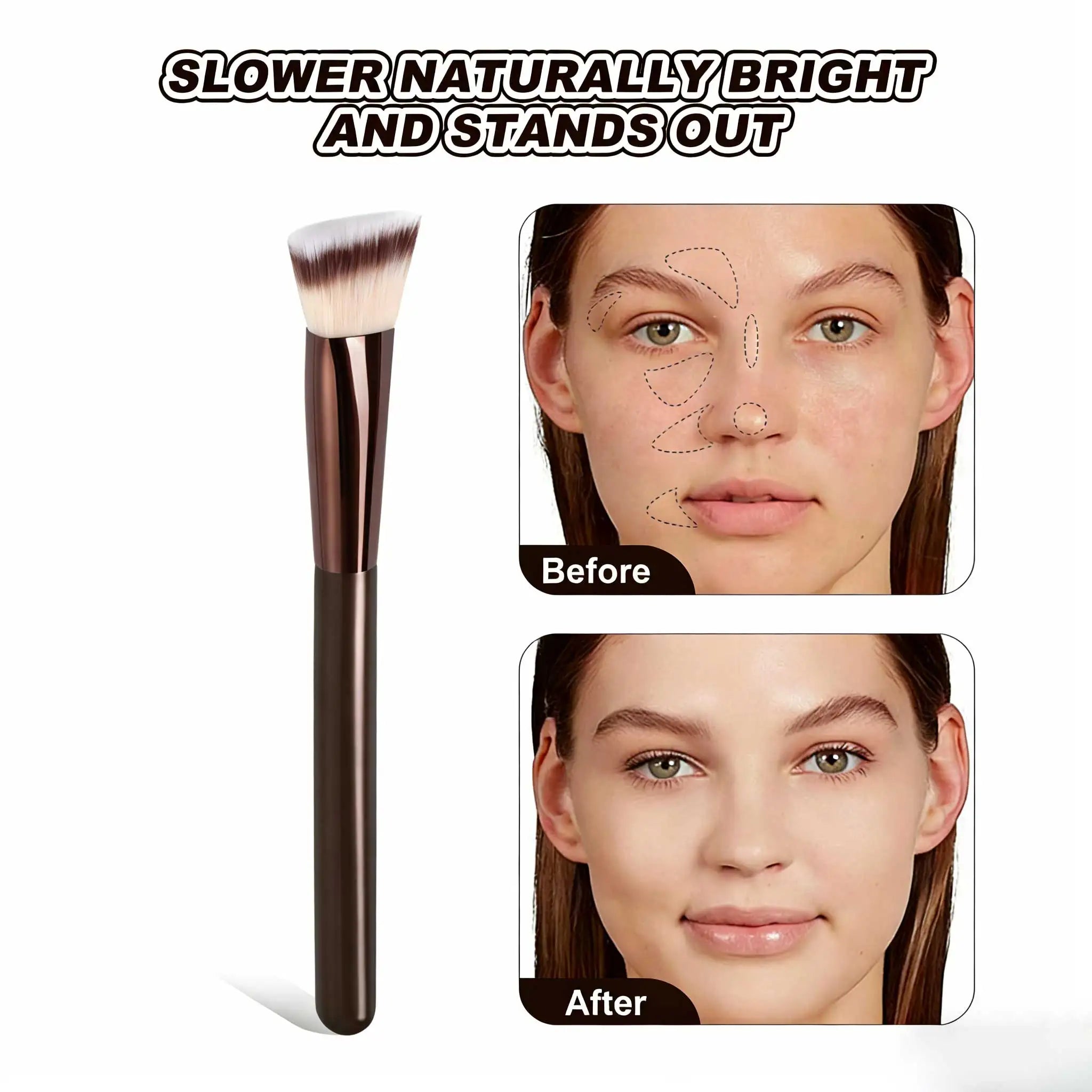LUXEBLEND Dual-Ended Makeup Brush Set – Professional Travel Brushes for Foundation, Eyeshadow & Blending (5, 6, 10, 18 or 22 Pcs)