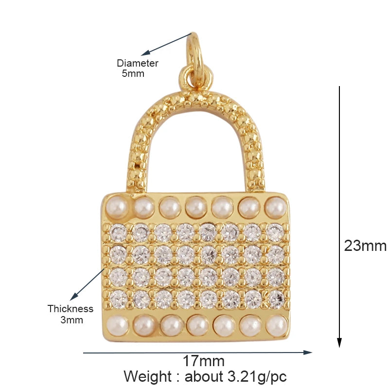 18K Gold Plated Rainbow Enamel Charm Pendant for DIY Jewelry Making – Necklace & Bracelet Findings