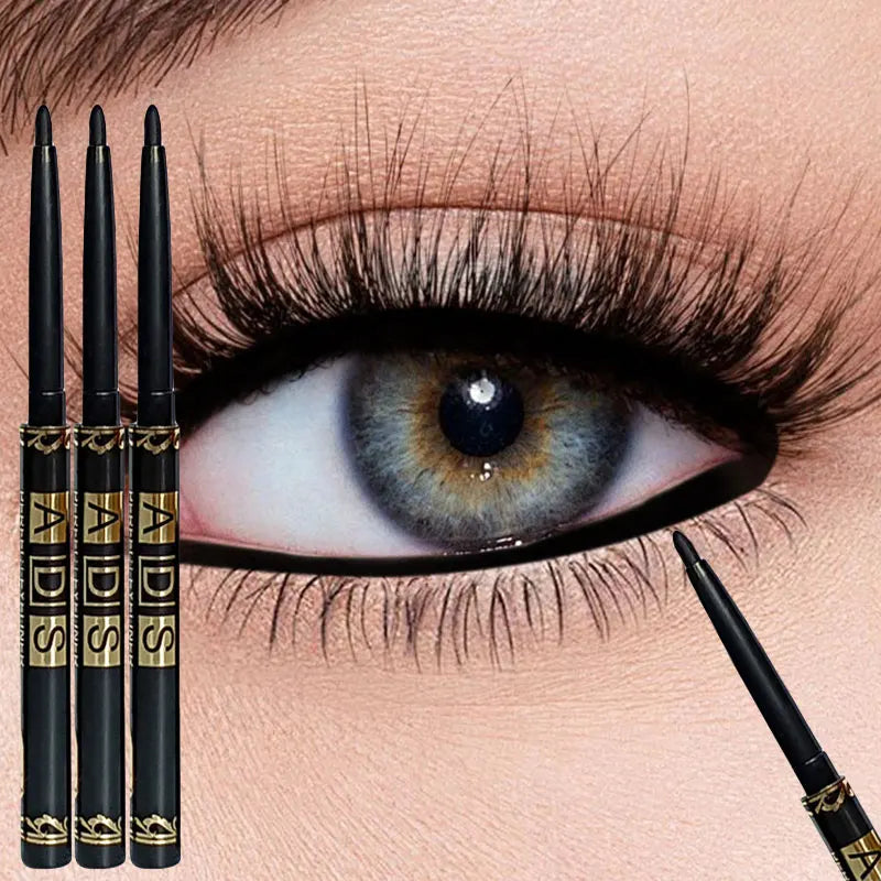 Davis Long-Lasting Waterproof Black Eyeliner Pencil