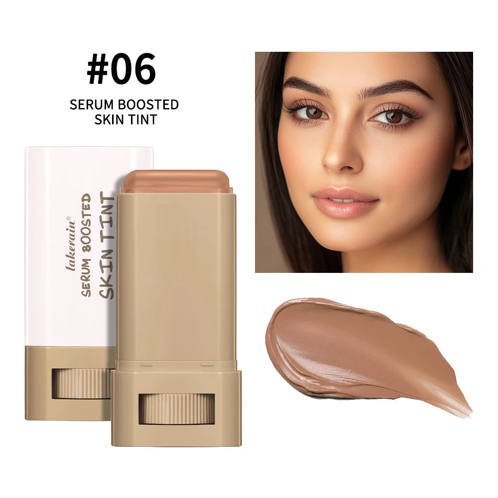 Skin Tint Stick Waterproof Nourishing Solid Tinted Serum Foundation Skin Tint Balm Face Tinted Face Contour Stick Makeup Nanasbeautyholic