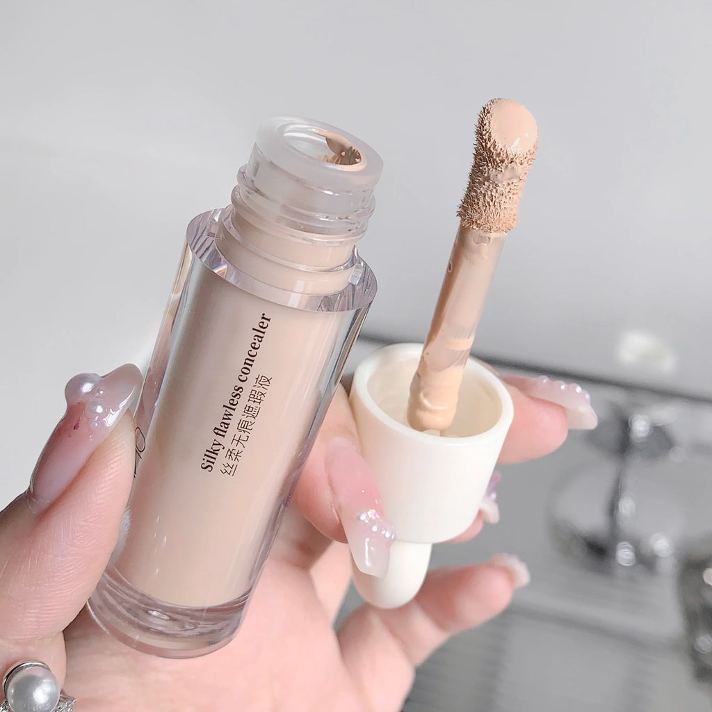 Silky Concealer Cream – Full Coverage for Acne Marks, Dark Circles & Skin Brightening | 3 Shades