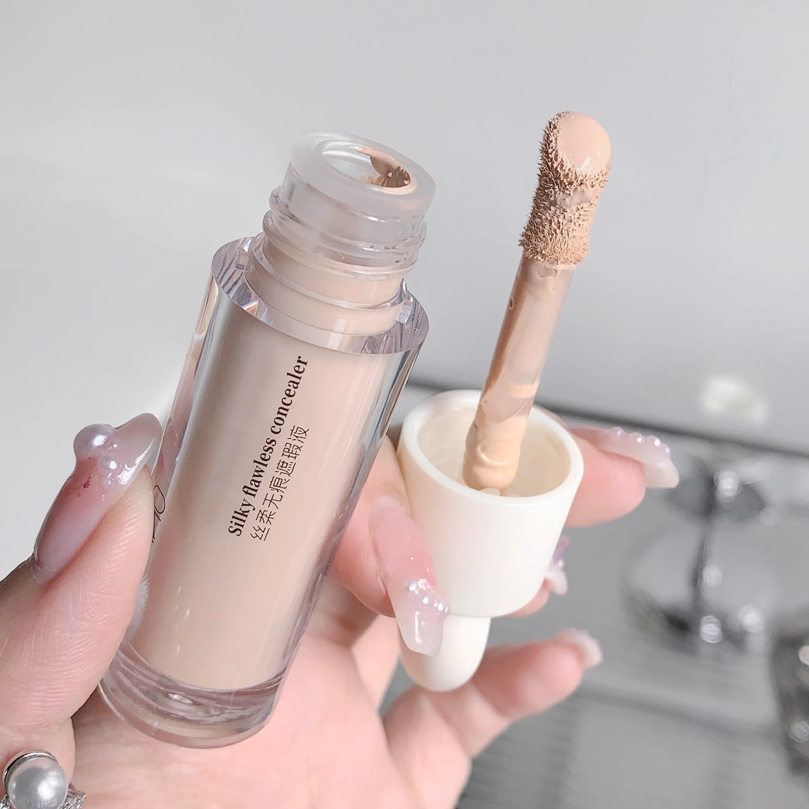 Silky Concealer Cream – Full Coverage for Acne Marks, Dark Circles & Skin Brightening | 3 Shades