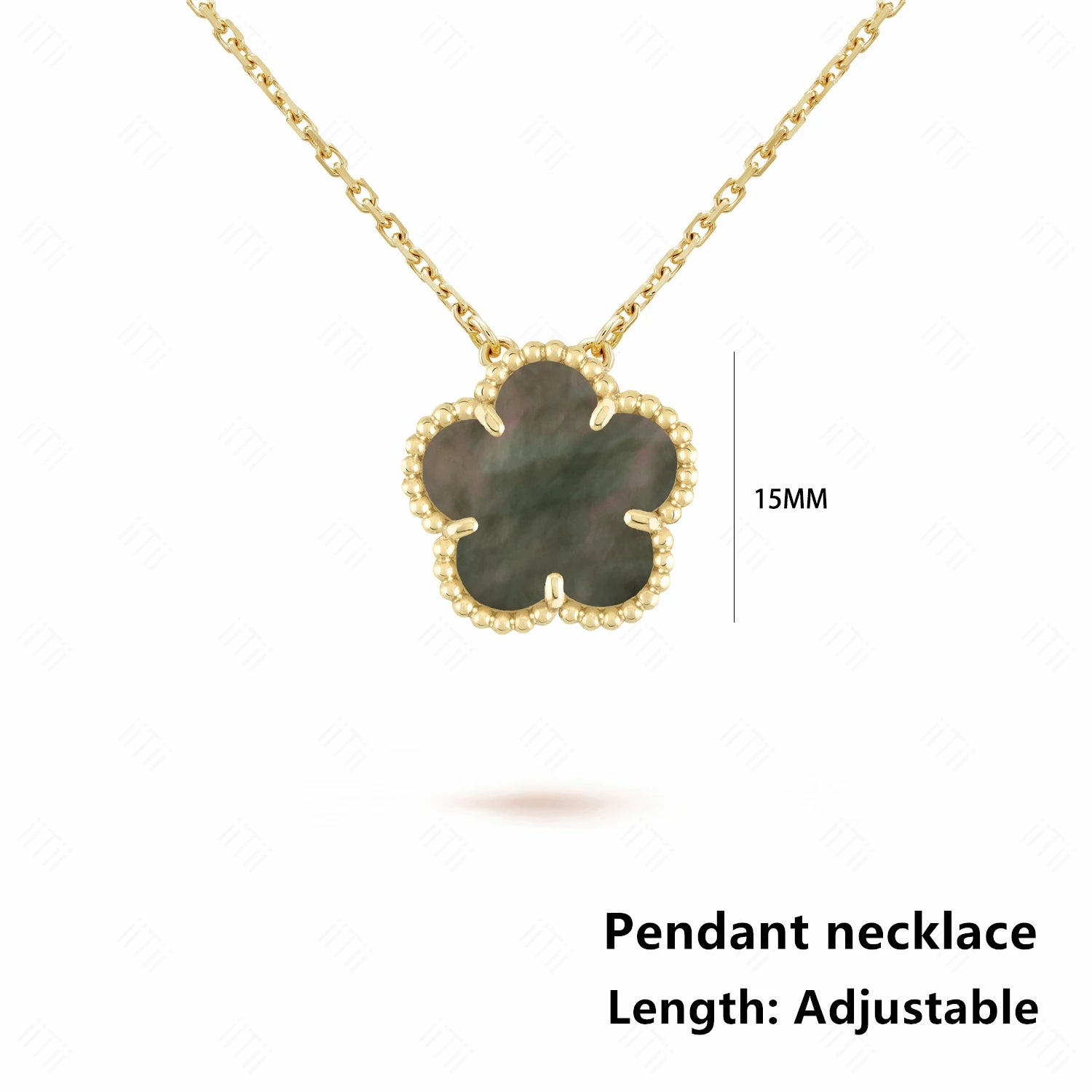 Lucky Clover Natural Mother of Pearl Bracelet & Necklace – Gold & Silver