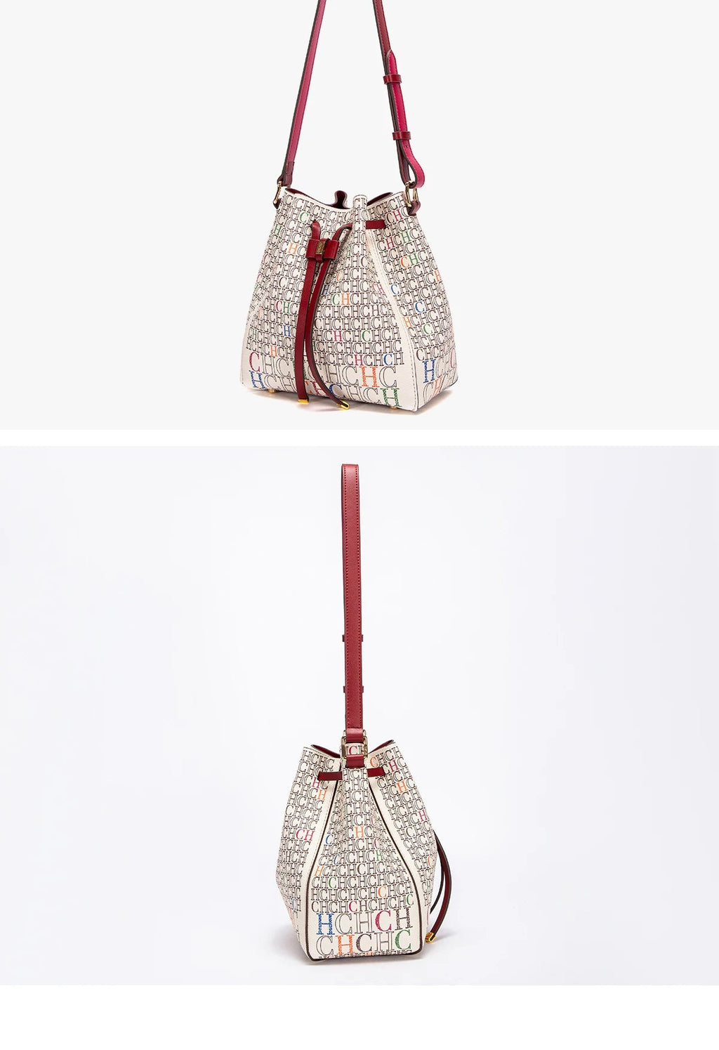 Luxury Classic Women's Handbag Bucket Bag Fashion PVC Printed Shoulder Luxury Brand Women Designer Wallet Classic Nanasbeautyholic