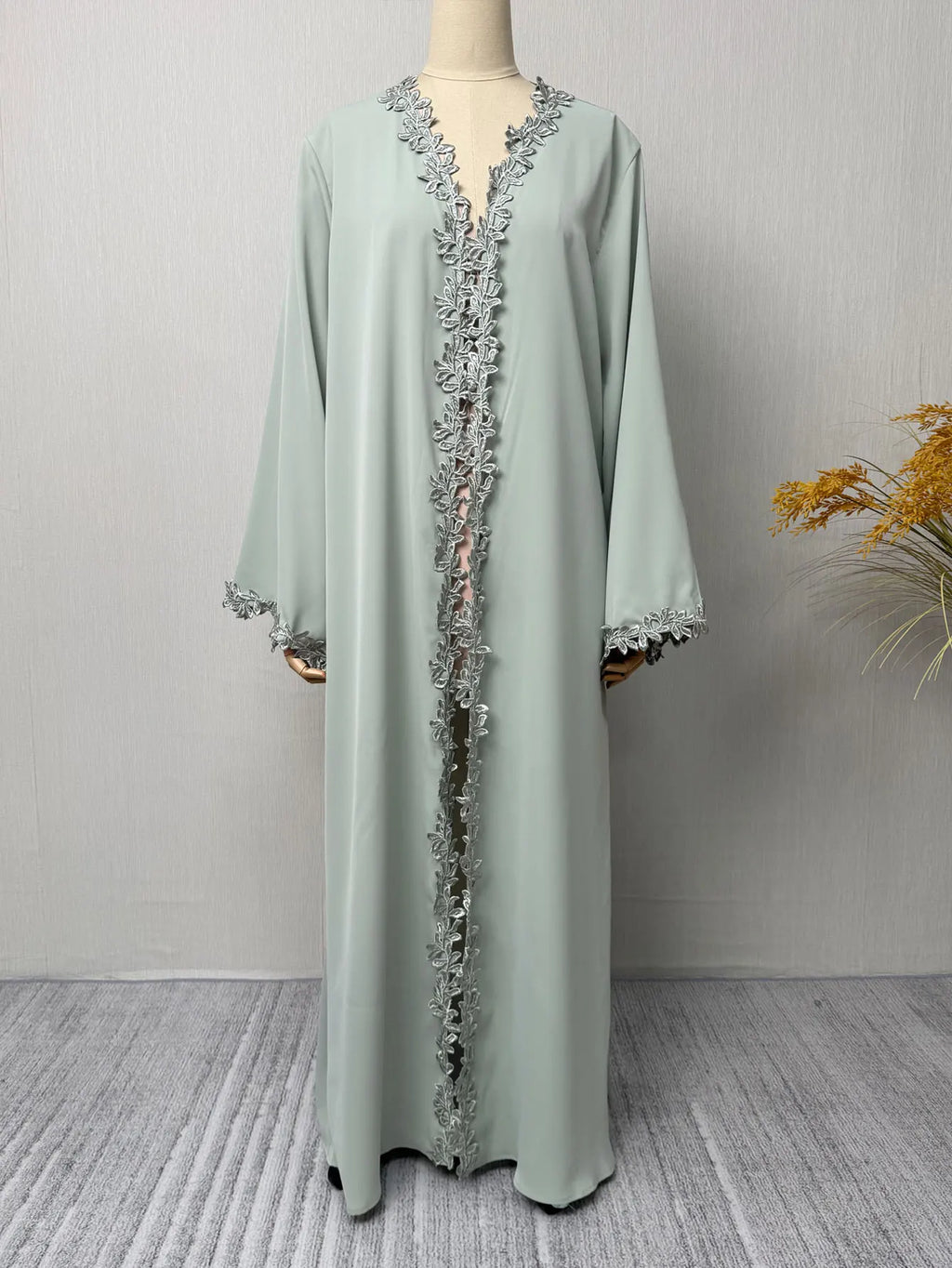 Elegant Embroidered Abaya | Loose Fit Modest Dress for Women