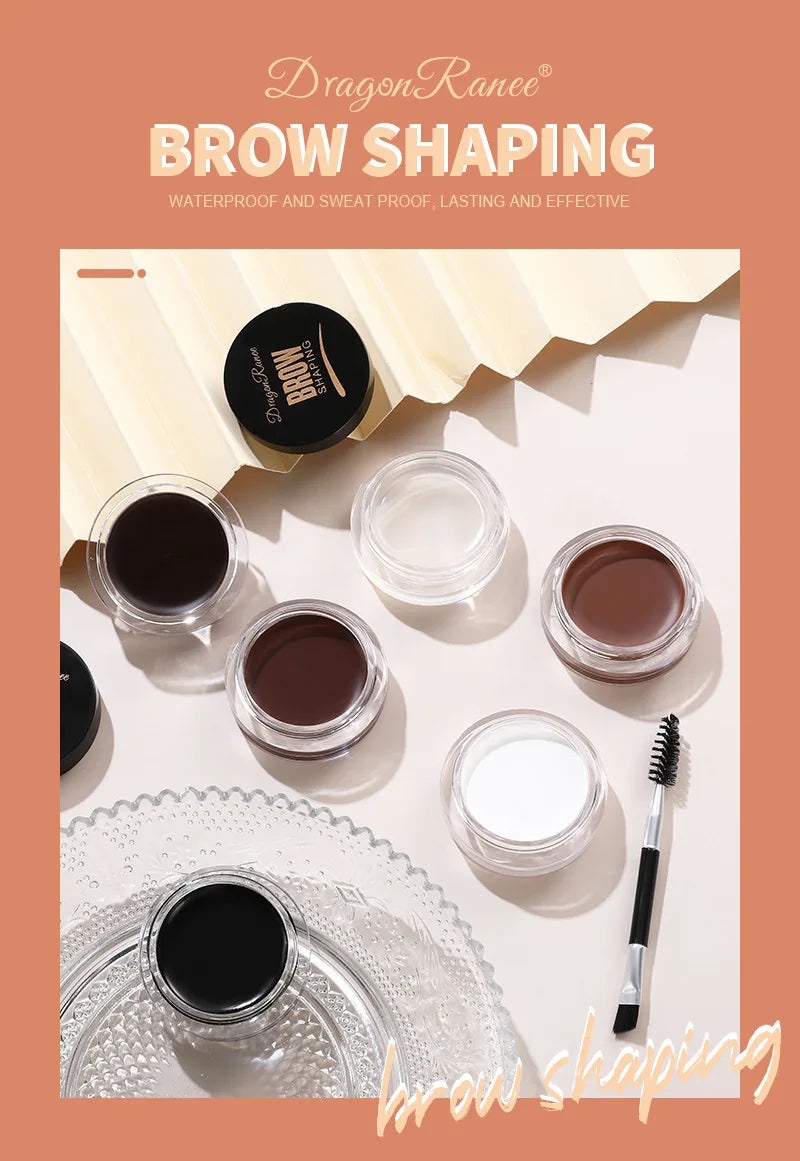 Dragon Ranee 6color Wild Eyebrow Styling Eyebrow Cream Styling Eyebrow Gel Soap Wax White Eyebrow Cream Nanasbeautyholic
