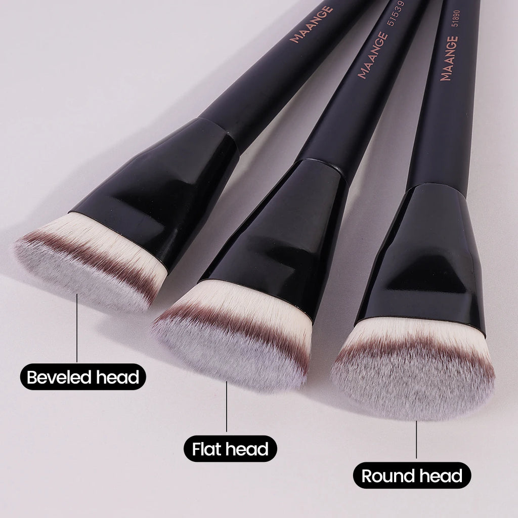 MAANGE 3pcs Makeup Brush Set , Soft , With Box Skin-friendly Makeup Tool for Beauty