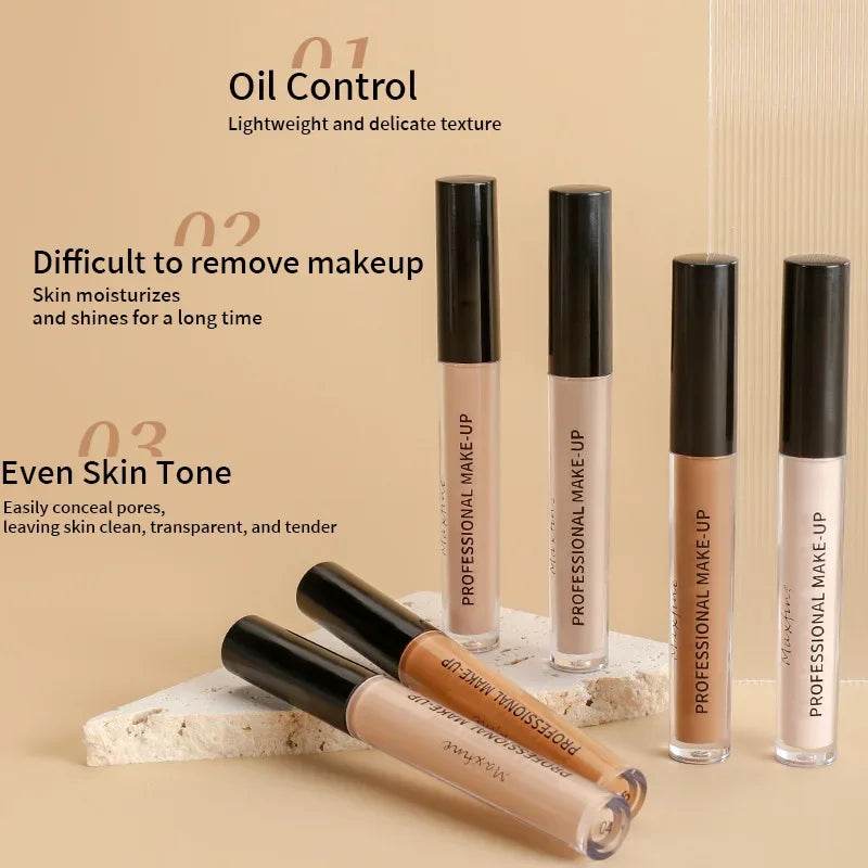 MAXFINE Concealer Foundation Stick – Full Coverage for Dark Circles, Acne & Natural Finish