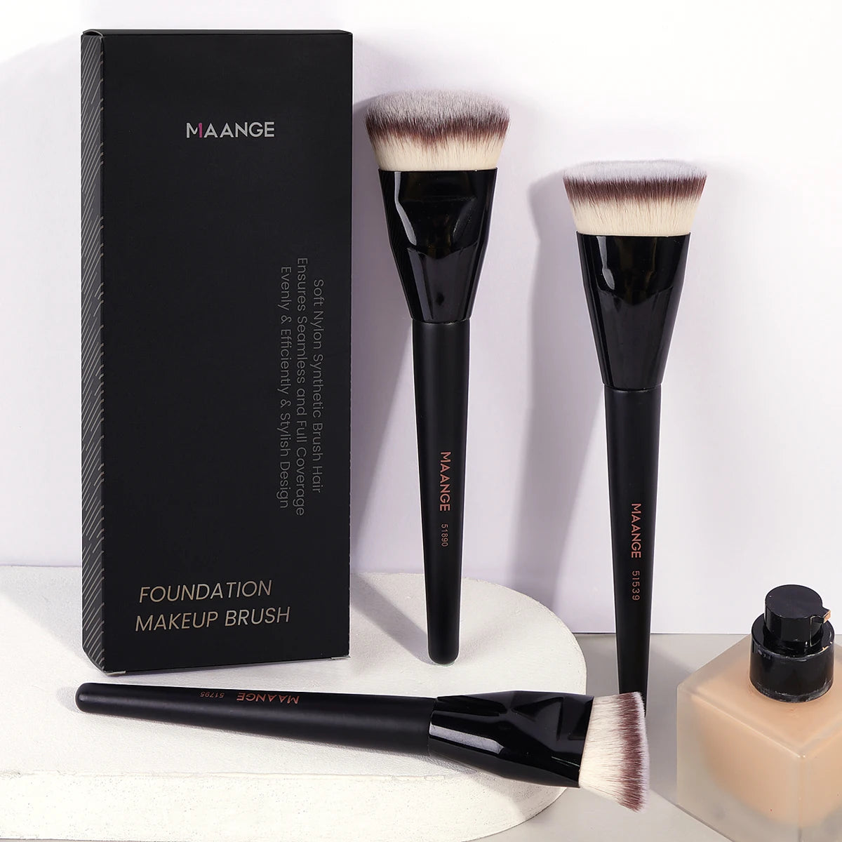 MAANGE 3pcs Makeup Brush Set , Soft , With Box Skin-friendly Makeup Tool for Beauty