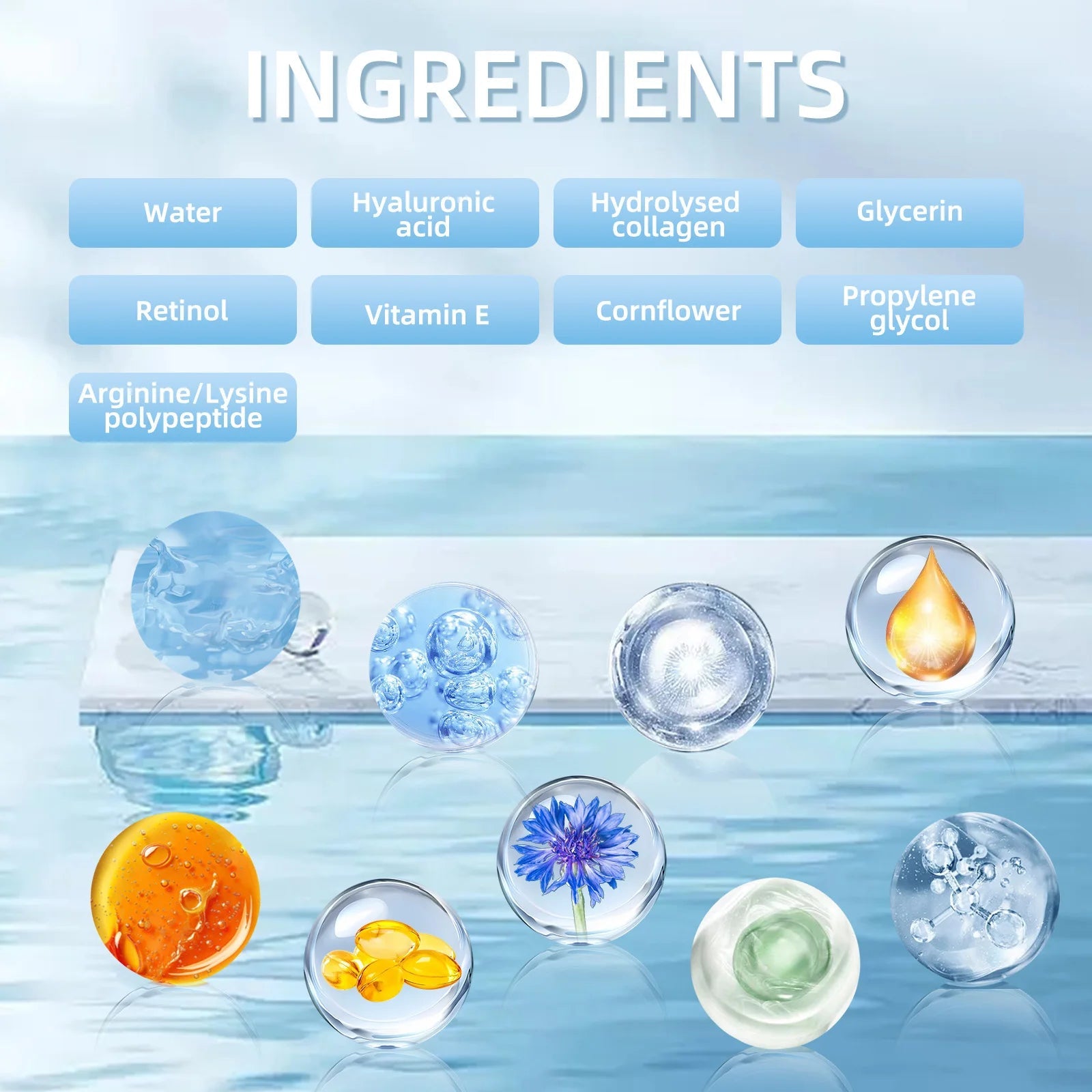 60pcs  Retinol Collagen Eye Mask Anti Dark Circles Directed Against Eye Bags Moisturizing Lifting Firming Eye Patches Skin Care Nanasbeautyholic