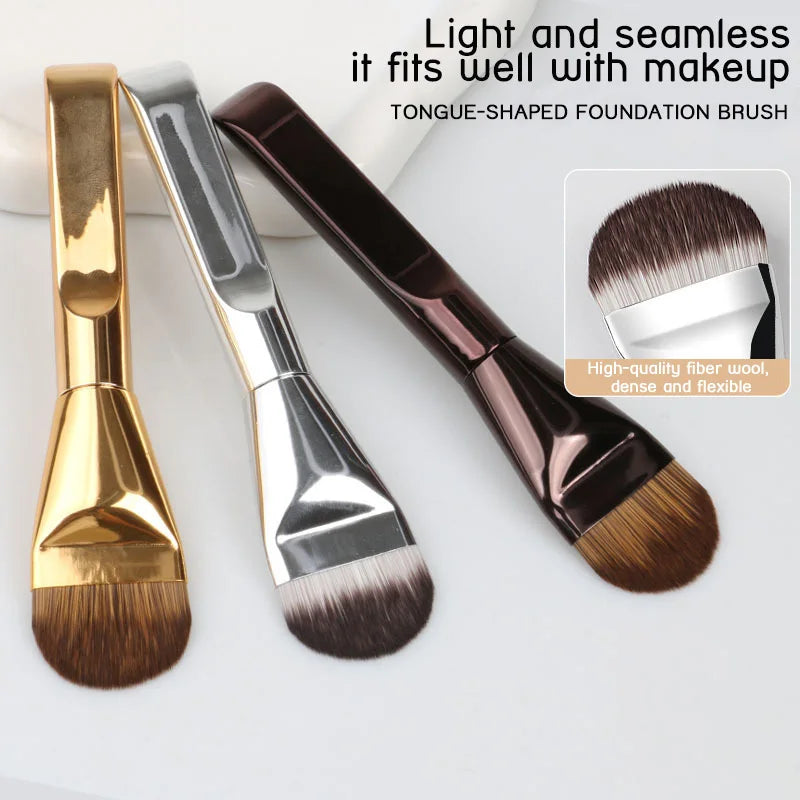 HMQ Ultra Thin Foundation Brush Tongue-Shaped