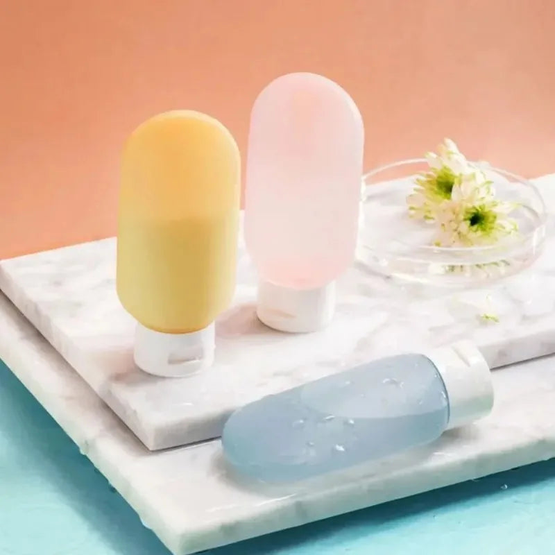 3/4Pcs Travel Botttles Set Refillable Bottle Cosmetic Containers 60ml