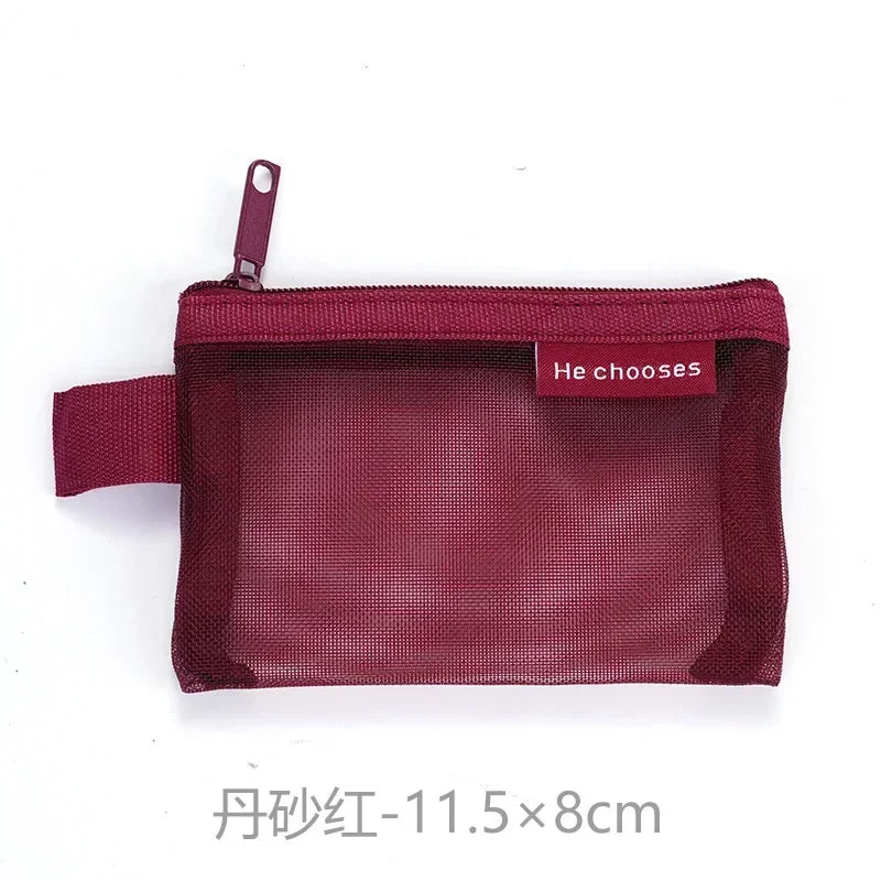 Square Solid Color Coin Bag