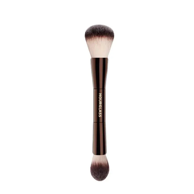 Hourglass Makeup Brush- No.17 Lighting Edit Brush Soft Fiber Hair Double Head Highlight Fashion Design Single Face Brush Nanasbeautyholic