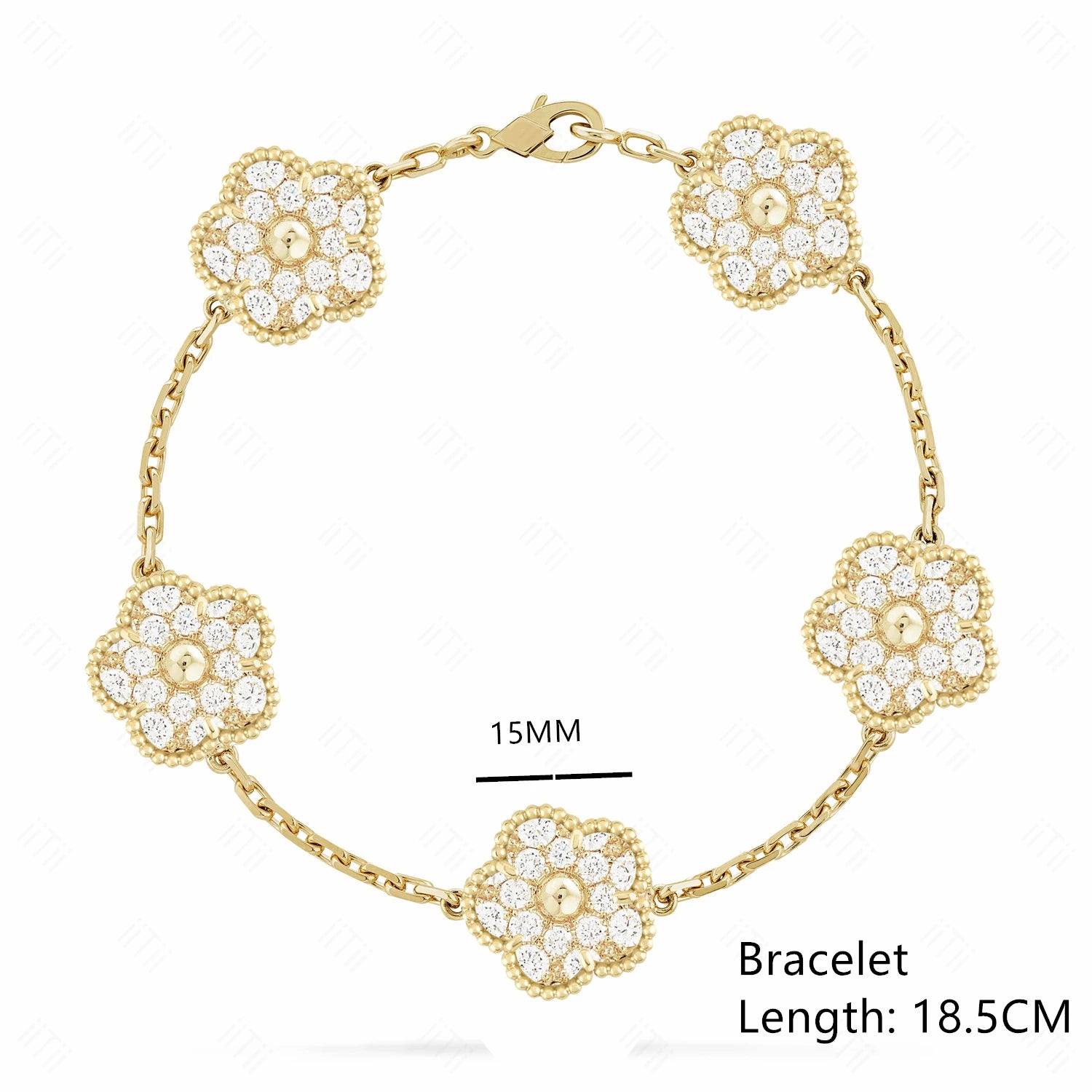 Lucky Clover Natural Mother of Pearl Bracelet & Necklace – Gold & Silver