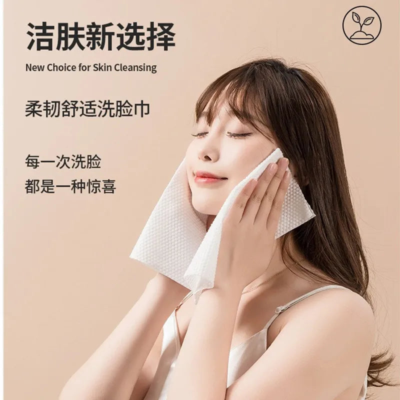 1 Roll Pack 20x20cm Disposable Face Towel Beauty Facial Cleansers Cloth Water Absorbent Thickened Wash Wipe Nanasbeautyholic