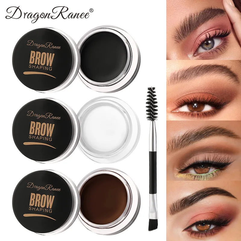 Dragon Ranee 6color Wild Eyebrow Styling Eyebrow Cream Styling Eyebrow Gel Soap Wax White Eyebrow Cream Nanasbeautyholic