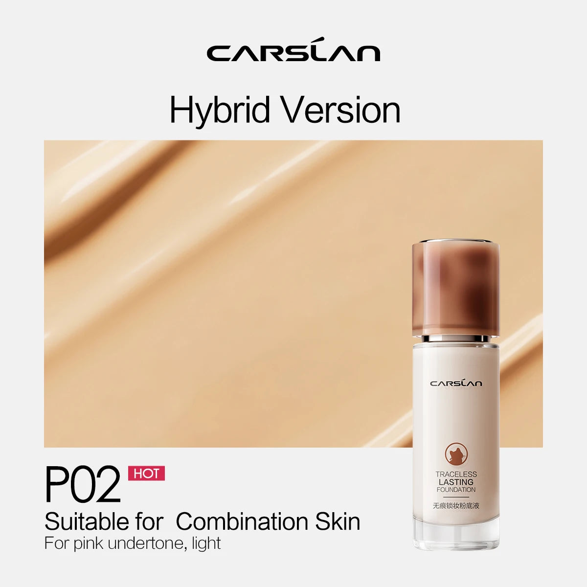 CARSLAN Long-lasting Moisture Matte Liquid Face Foundation