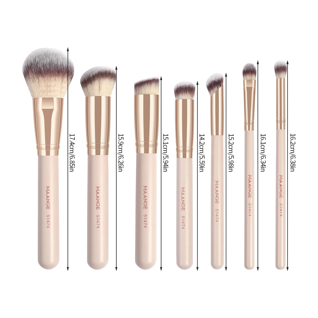 MAANGE 7pcs/set Makeup Brushes