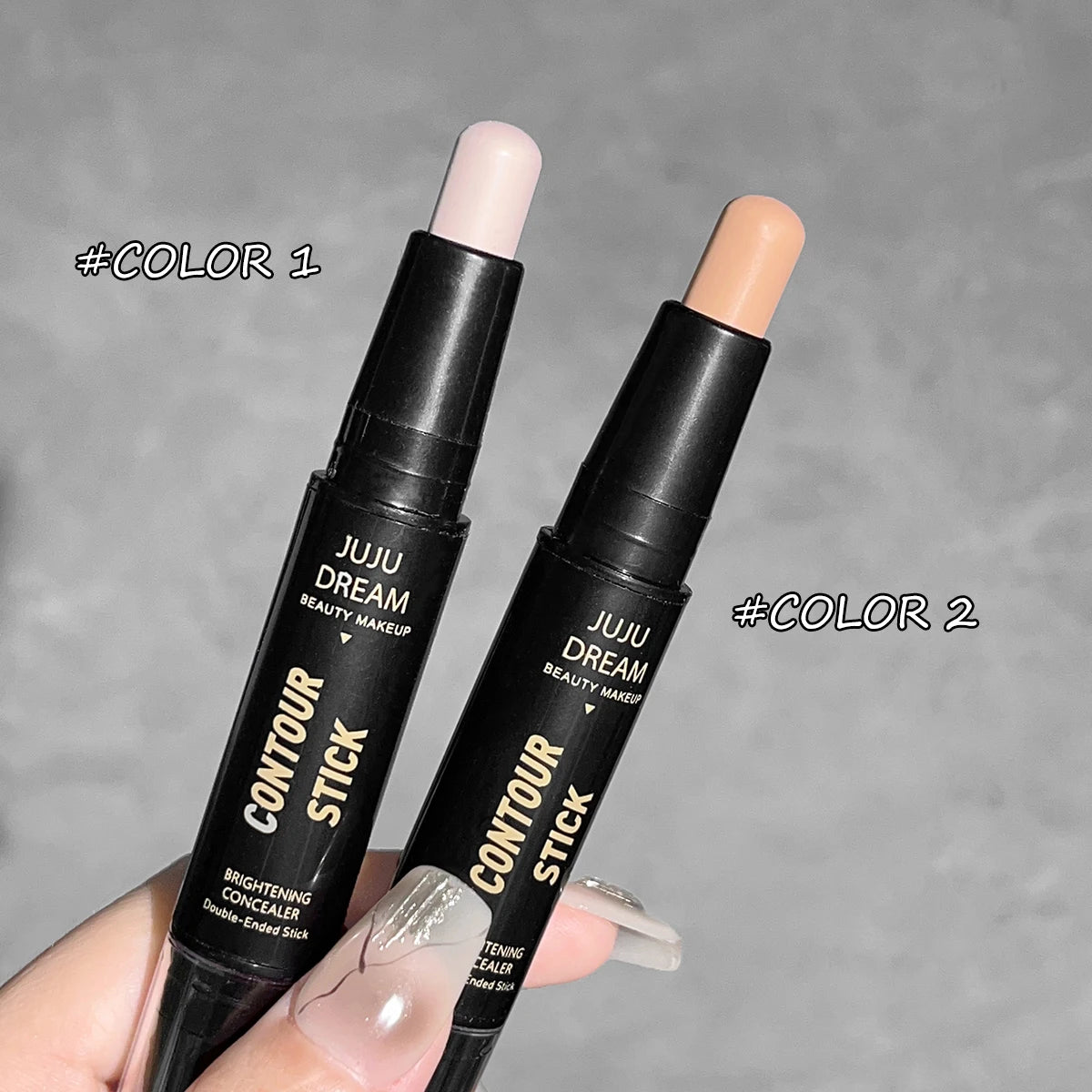 Double-Ended Contour & Highlighter Stick – 3D Face Sculpting, Nose Shadow & Brightening Bronzer