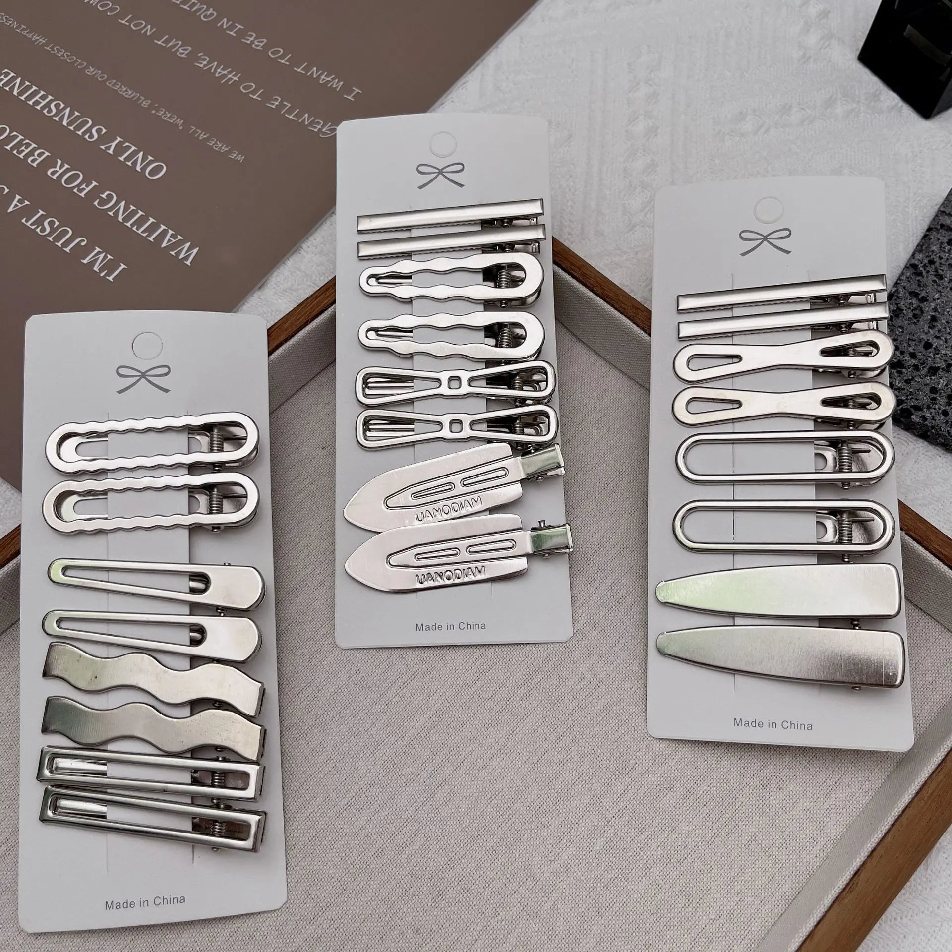 Sliver Metal Hair Clips