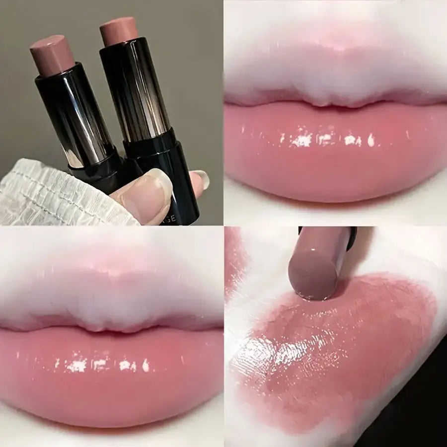Moisturizing Mirror Lipstick – Waterproof, Long-Lasting Lip Gloss in Red & Brown Shades