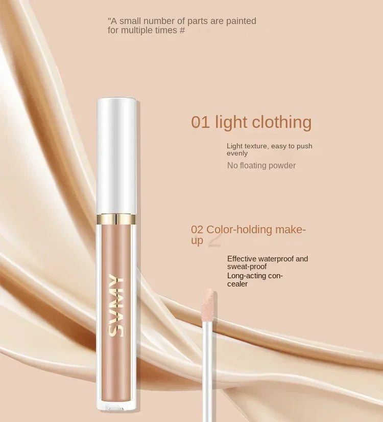 Svmy Liquid Contouring Concealer – Waterproof, Moisturizing & Long-Lasting Coverage for Dark Circles & Acne | 4 Shades
