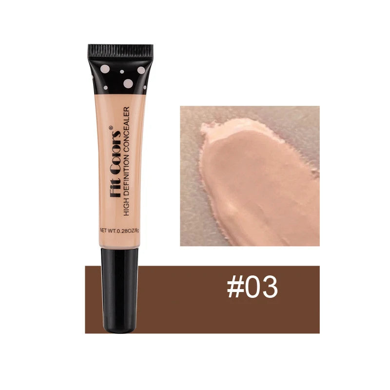 Fit Colors Full Cover Liquid Concealer BB Cream – Brightening, Waterproof & Natural Finish | 8 Shades