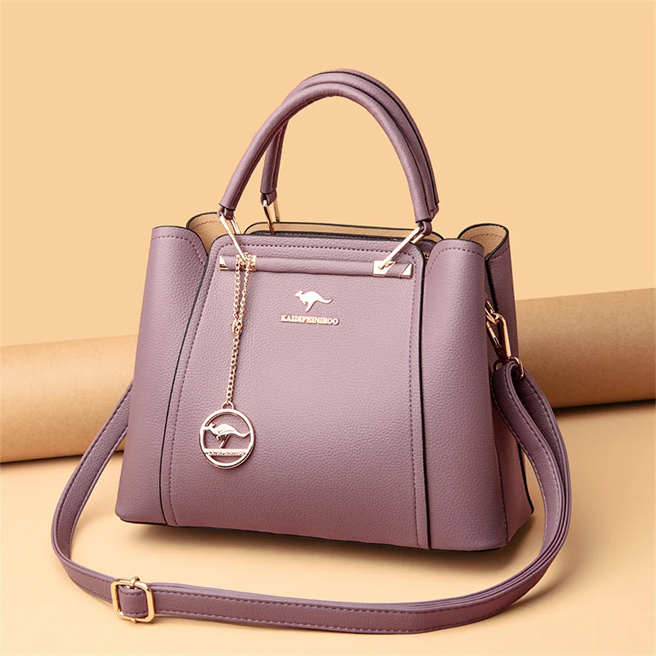 Luxury Women Designer 3 Layers Shoulder