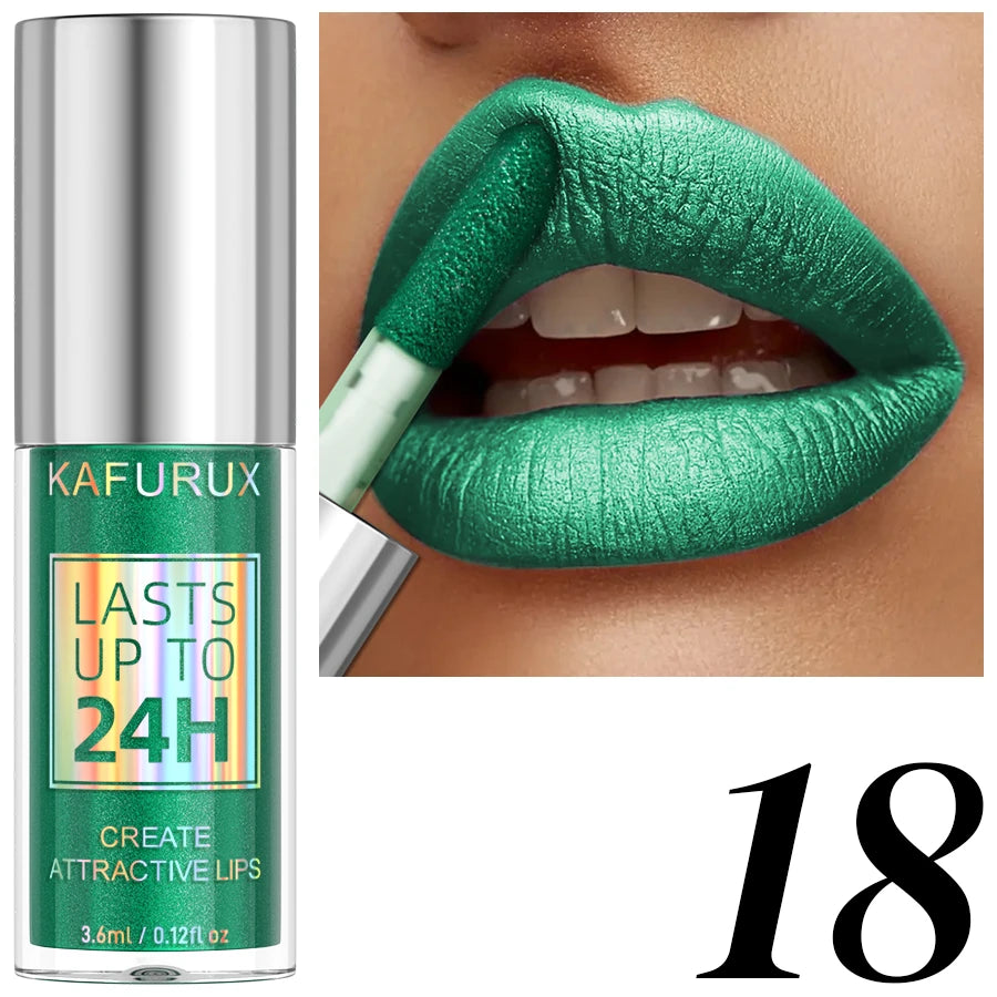 20-colors Glitter Lip Glaze Waterproof Diamond Shimmer Lip Gloss Sparkling Liquid Lipstick Long Lasting Lip Makeup for Women Gif Nanasbeautyholic