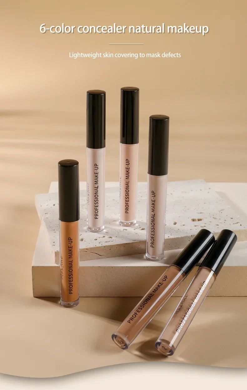MAXFINE Concealer Foundation Stick – Full Coverage for Dark Circles, Acne & Natural Finish