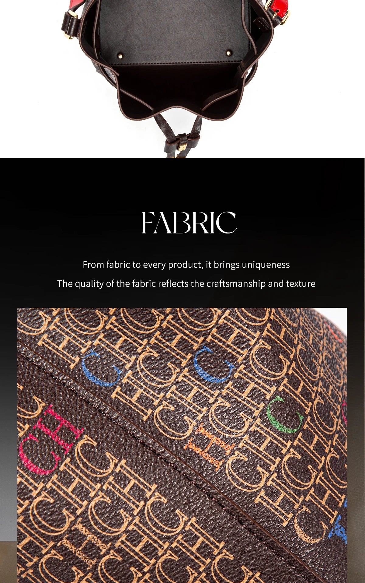 Luxury Classic Women's Handbag Bucket Bag Fashion PVC Printed Shoulder Luxury Brand Women Designer Wallet Classic Nanasbeautyholic