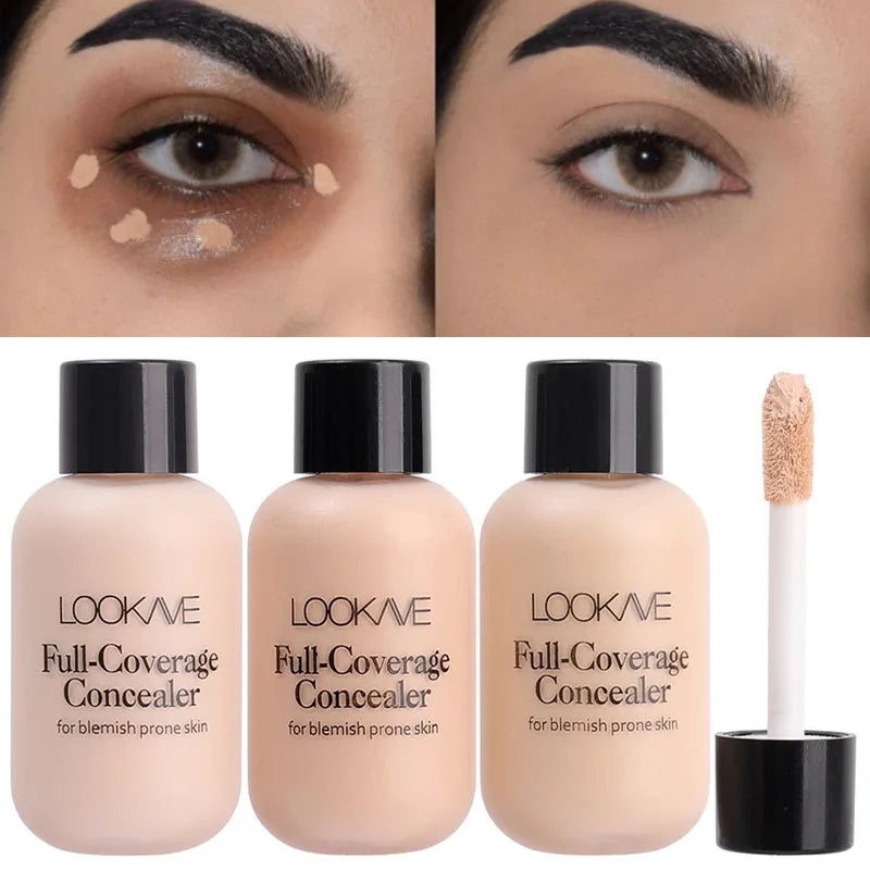 Full Coverage Liquid Concealer – Waterproof, Dark Circle & Blemish Corrector for All Skin Types