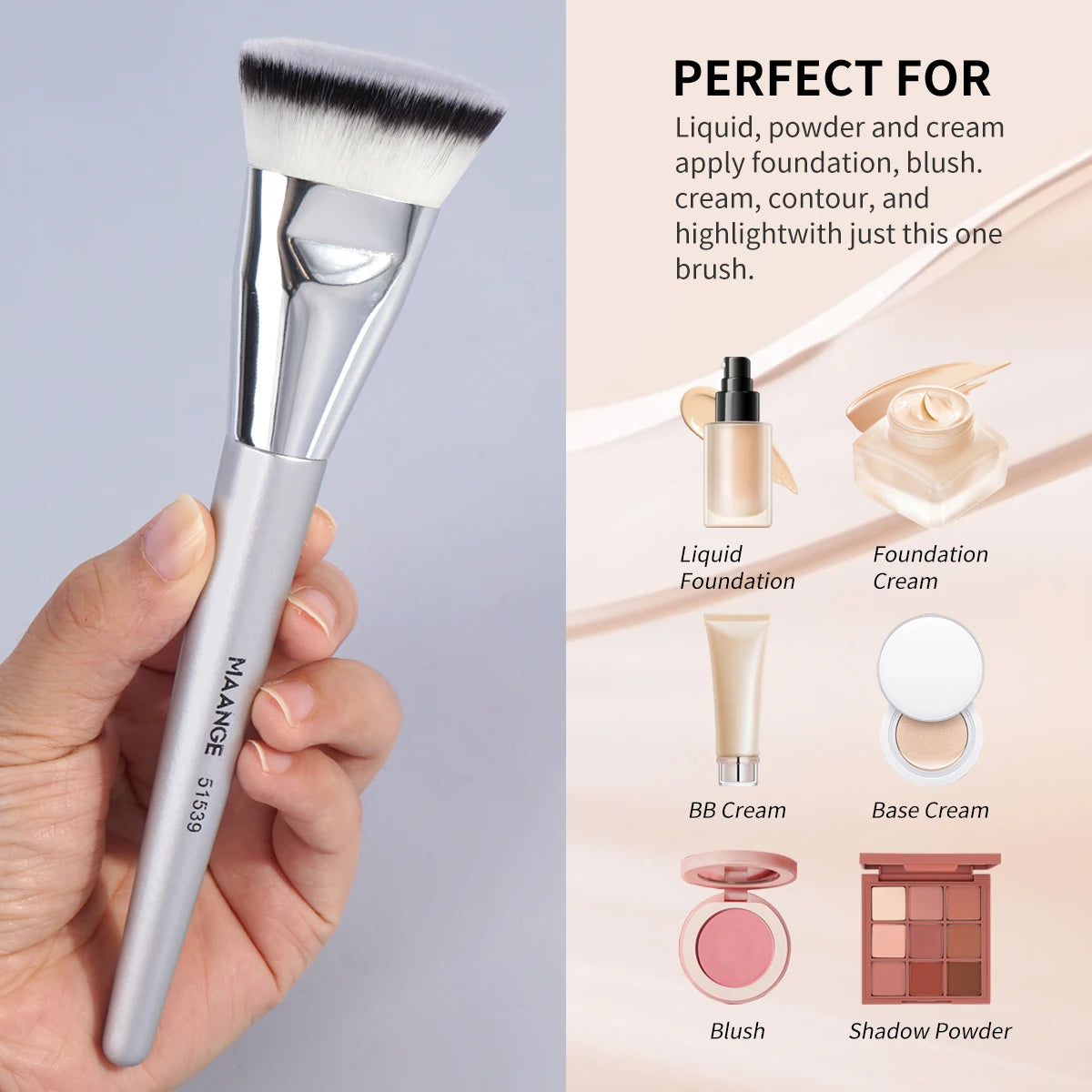 MAANGE 4pcs Makeup Brushes