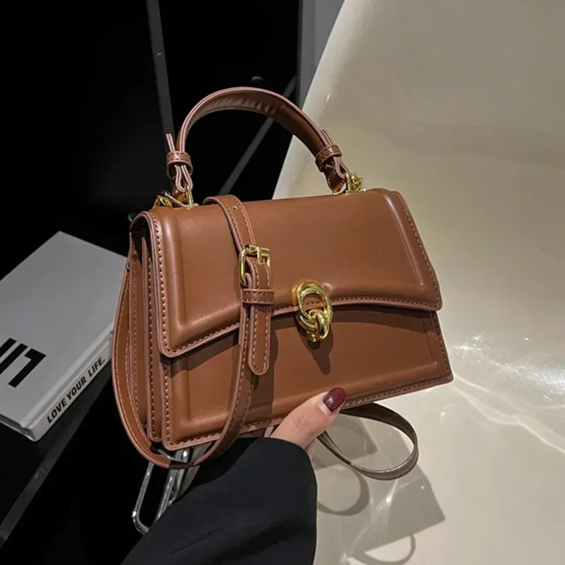 Leather Shoulder Bag for Women