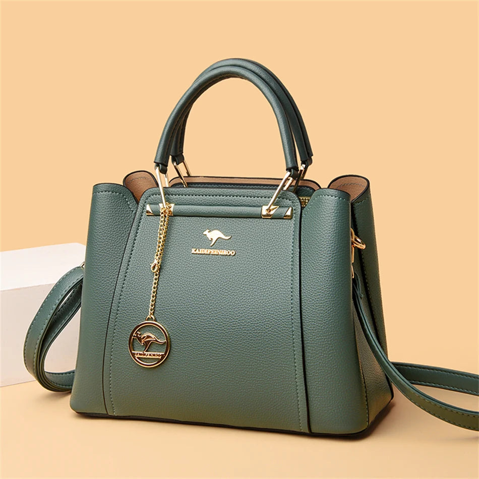 Luxury Women Designer 3 Layers Shoulder