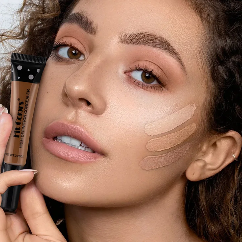 Fit colos Full Coverage Concealer & Liquid Foundation – Moisturizing, Dark Circle Corrector for All Skin Types