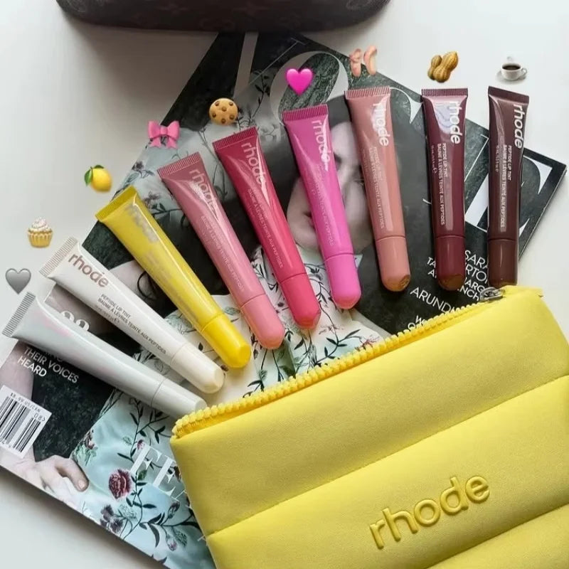 Rhode Peptide Lip Gloss, Glazing Fluid & Barrier Butter Skincare