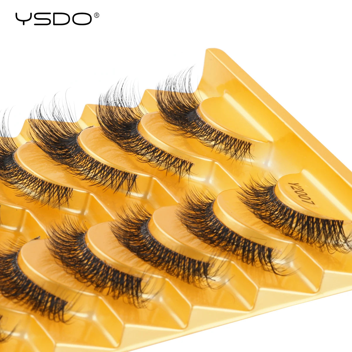 YSDO Natural Full False Eyelashes 3d Lashes  Cat Eye Fake Eyelashes Extension Faux Cils Makeup Tools