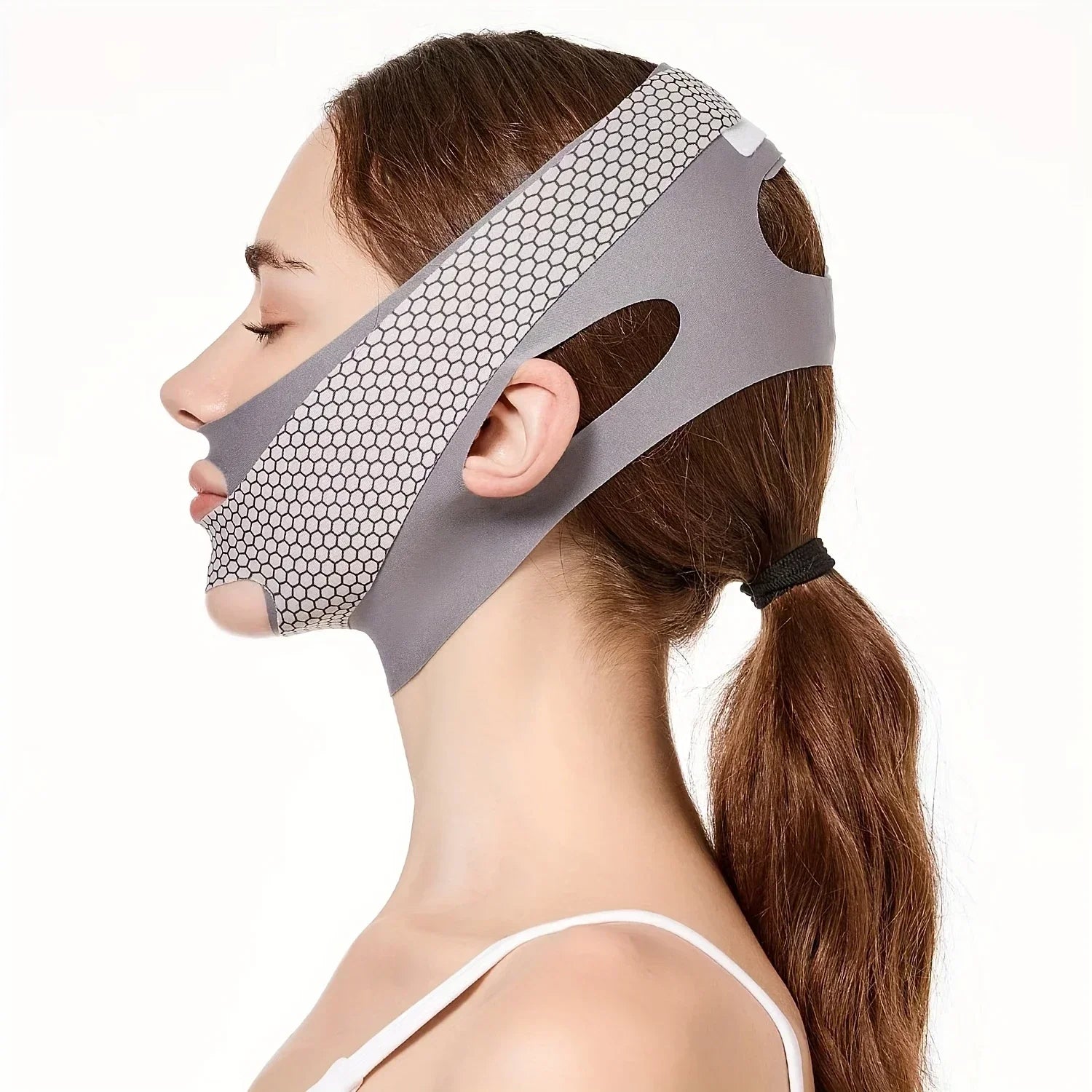 Face Slimming Bandage V Line Face Shaper Double Chin Reducer Face Lifting Belt Anti Wrinkle Facial Massager Women Skin Care Tool Nanasbeautyholic