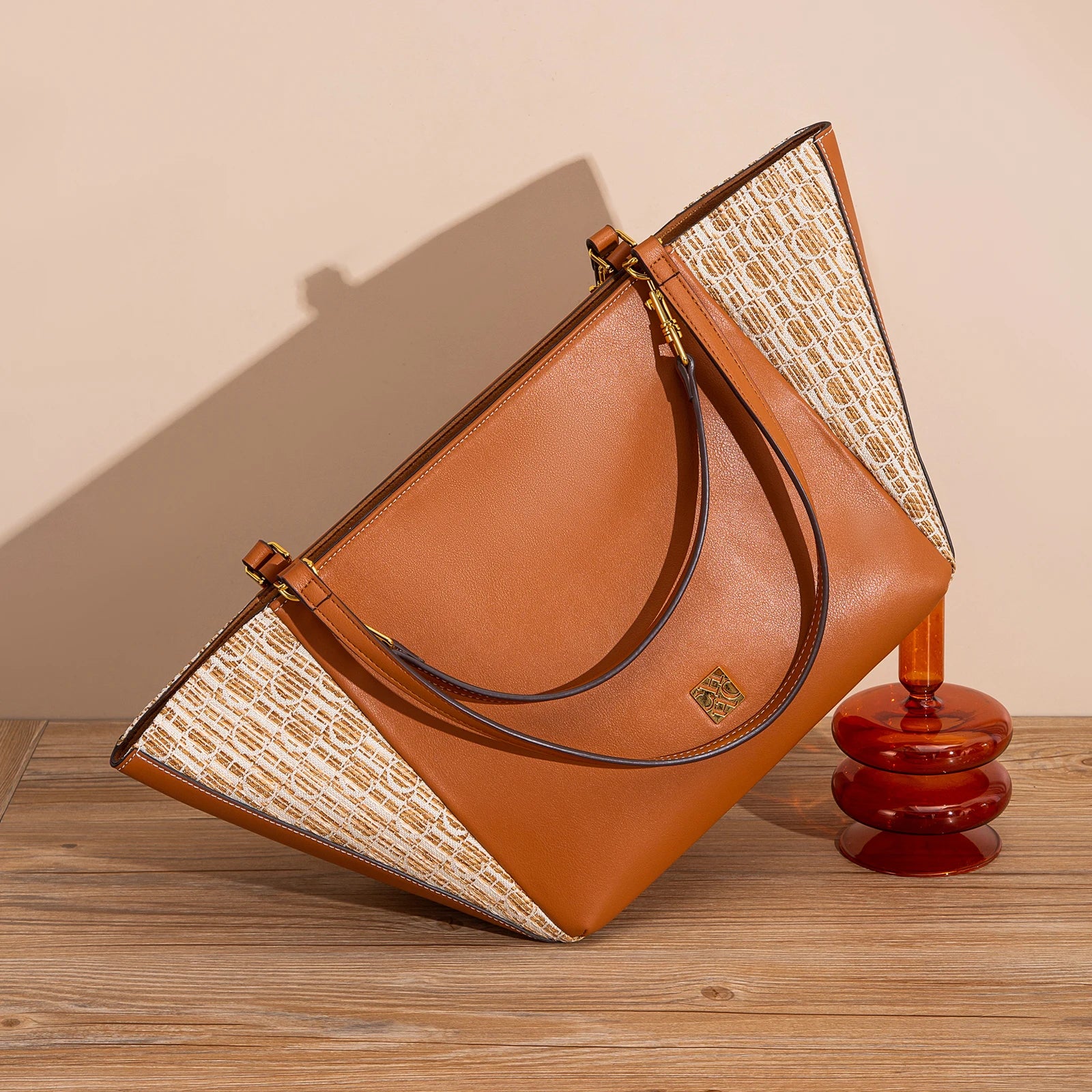CHCH Women's Shoulder Splicing Handbag