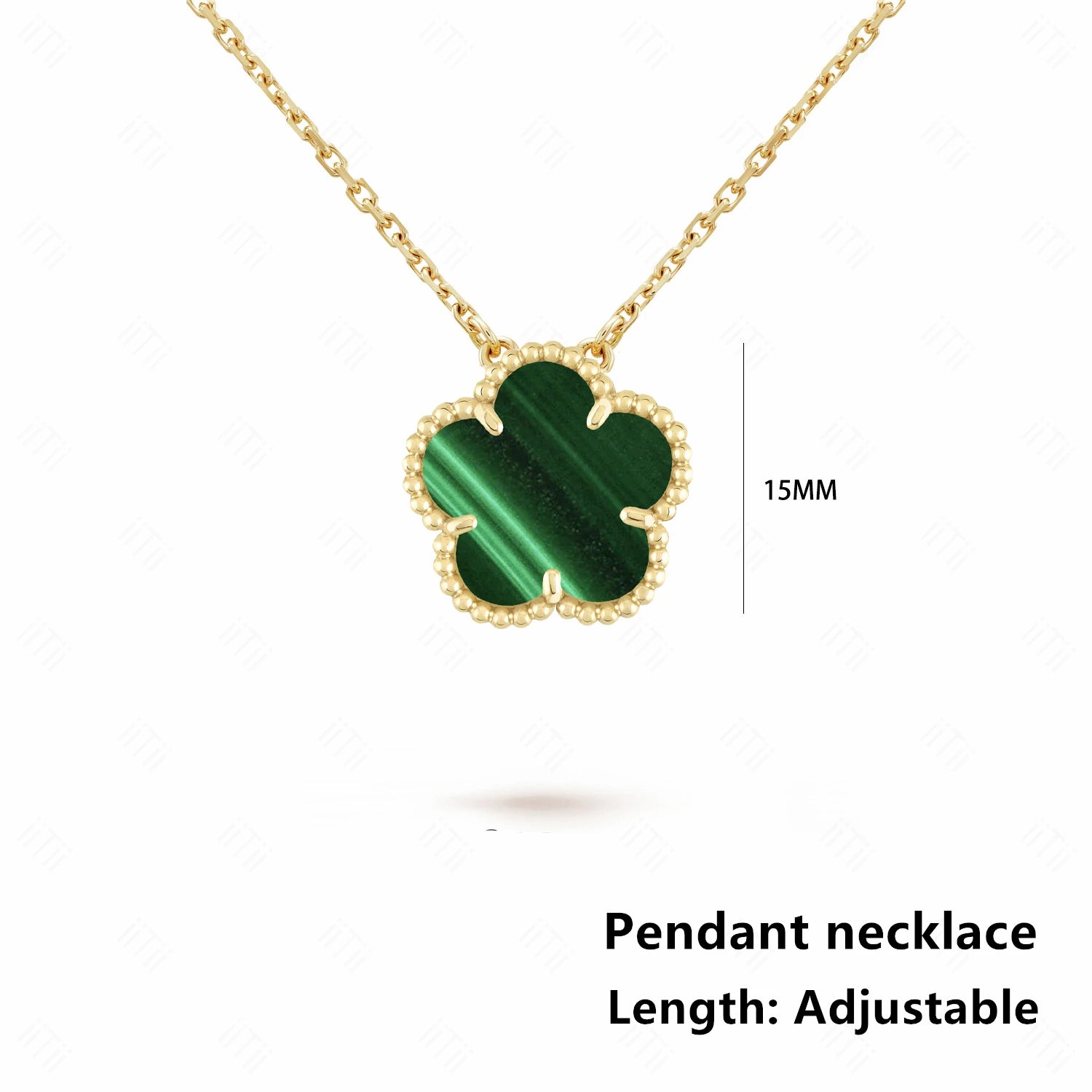 Lucky Clover Natural Mother of Pearl Bracelet & Necklace – Gold & Silver
