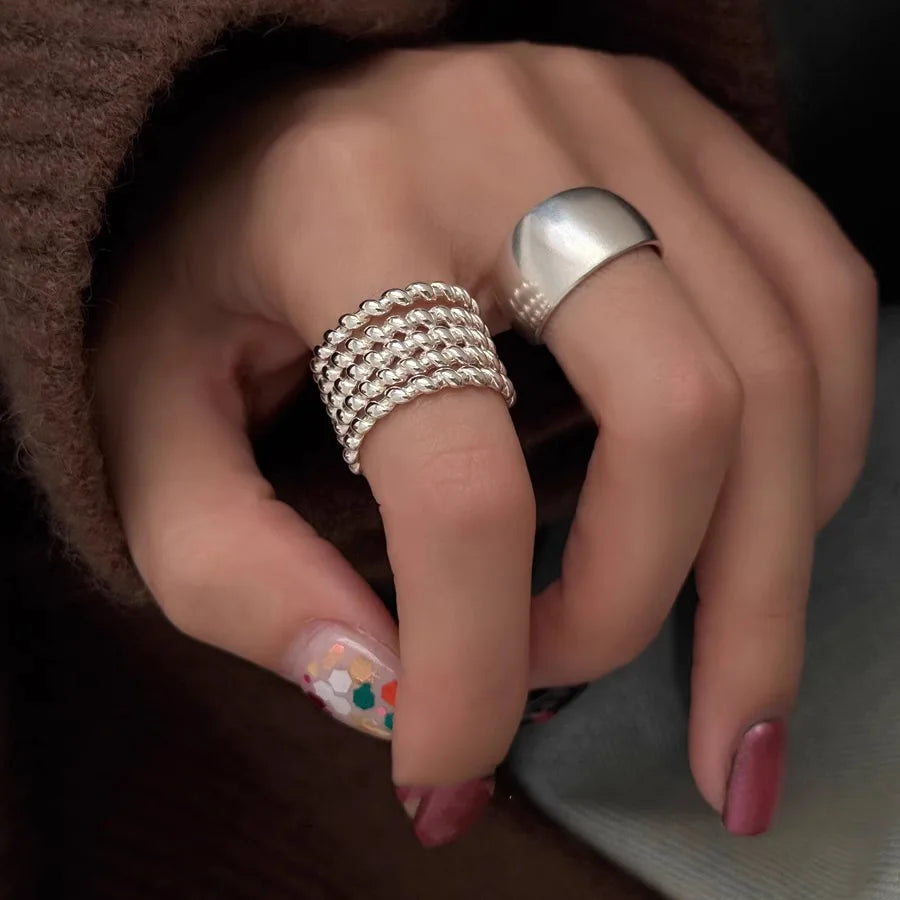 925 Sterling Silver Flower Ring for Women | Hollow Retro Design | Allergy-Free | VENTFILLE Fine Jewelry