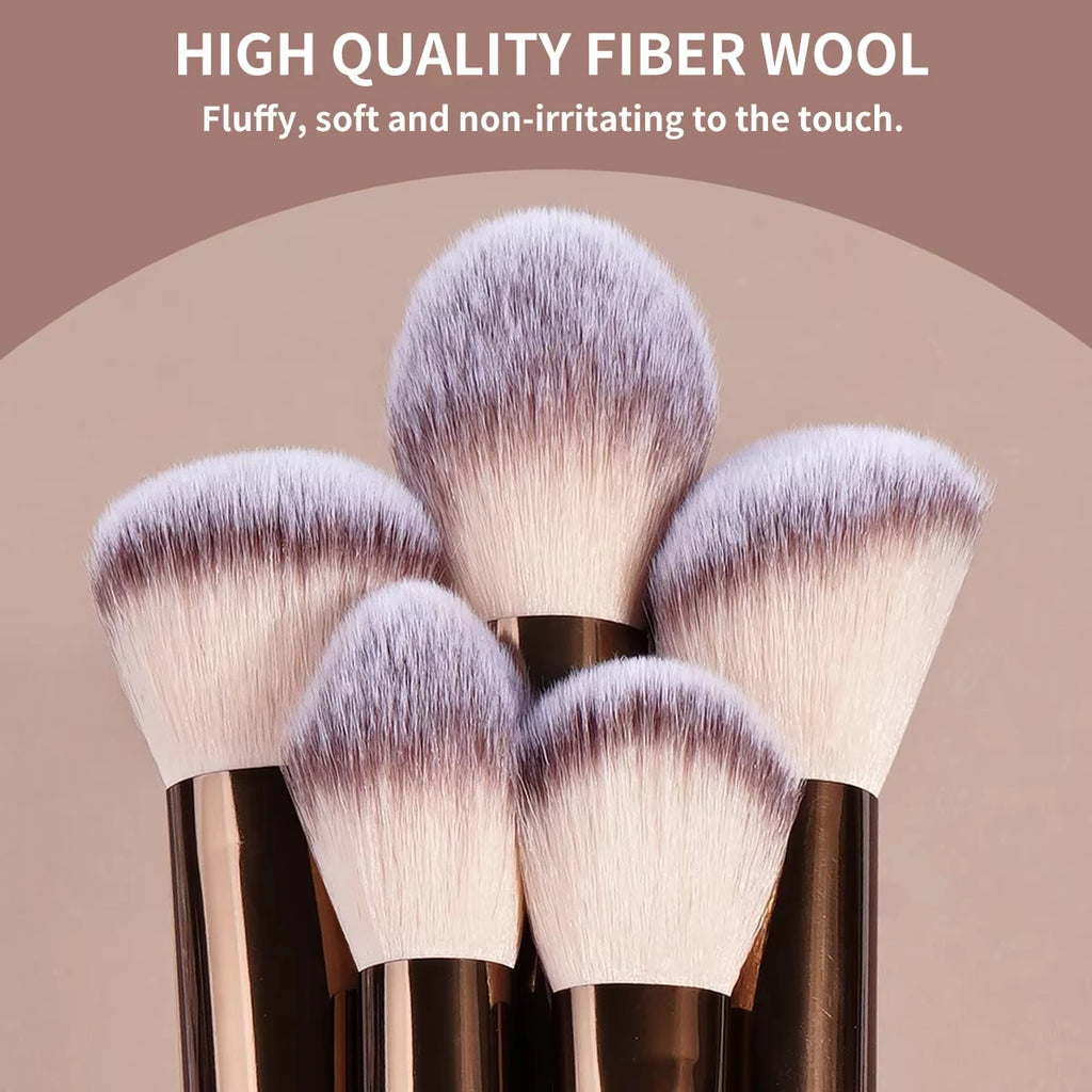 Maange 13-Piece Professional Makeup Brush Set – Foundation, Concealer, Powder, Eyeshadow & Blush Kabuki Brushes